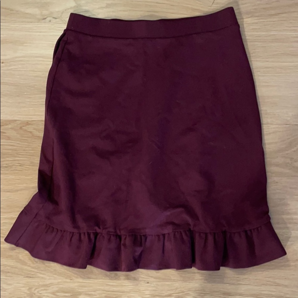 PURPLE RUFFLE SKIRT - Picture 3 of 3